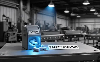 Hearing protection routing